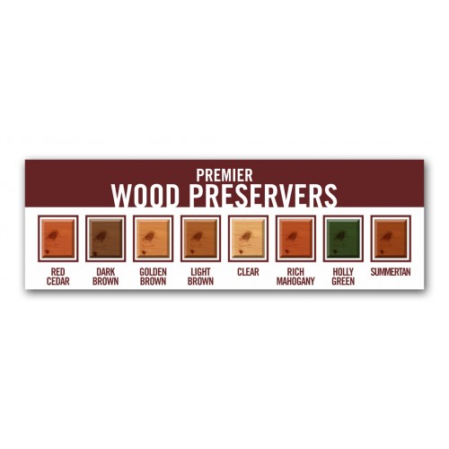 Wood Preservative Colour Chart